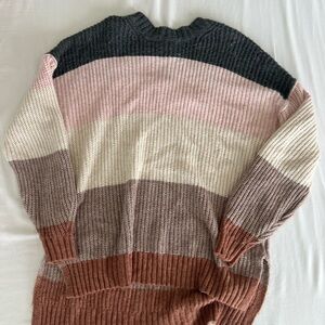 Striped Multicolor Women's Sweater